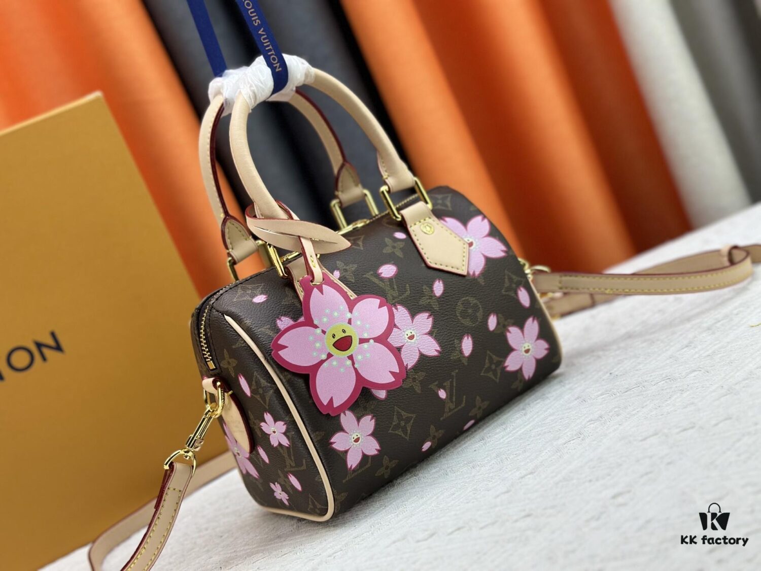Upgraded Original M13805 M13257 M40390 M46234 LV x Murakami Collaboration Cherry Blossom 🌸 Nano Speedy Handbag