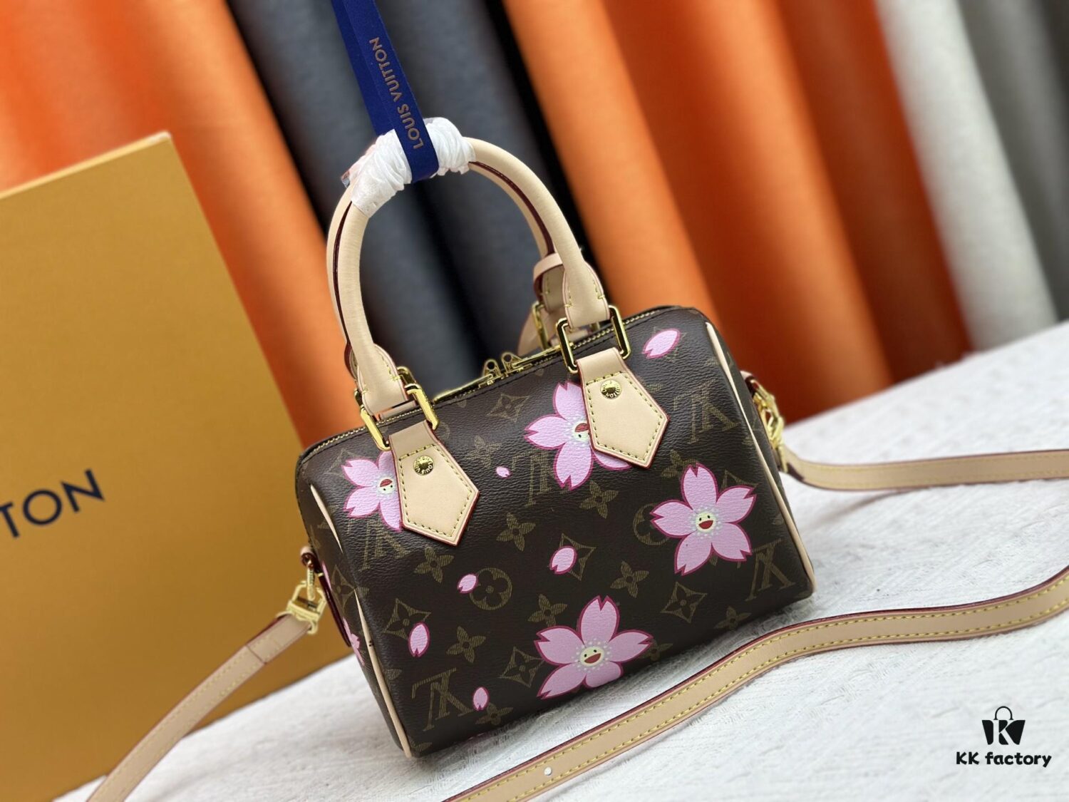 Upgraded Original M13805 M13257 M40390 M46234 LV x Murakami Collaboration Cherry Blossom 🌸 Nano Speedy Handbag