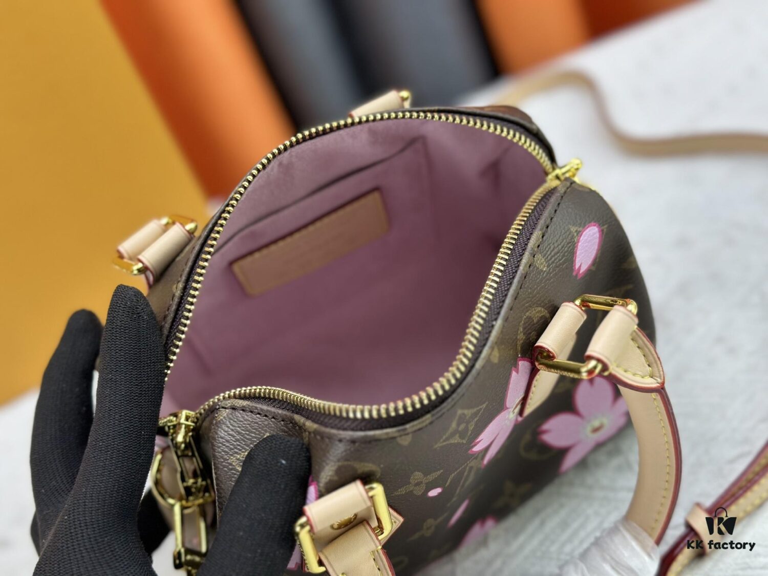 Upgraded Original M13805 M13257 M40390 M46234 LV x Murakami Collaboration Cherry Blossom 🌸 Nano Speedy Handbag