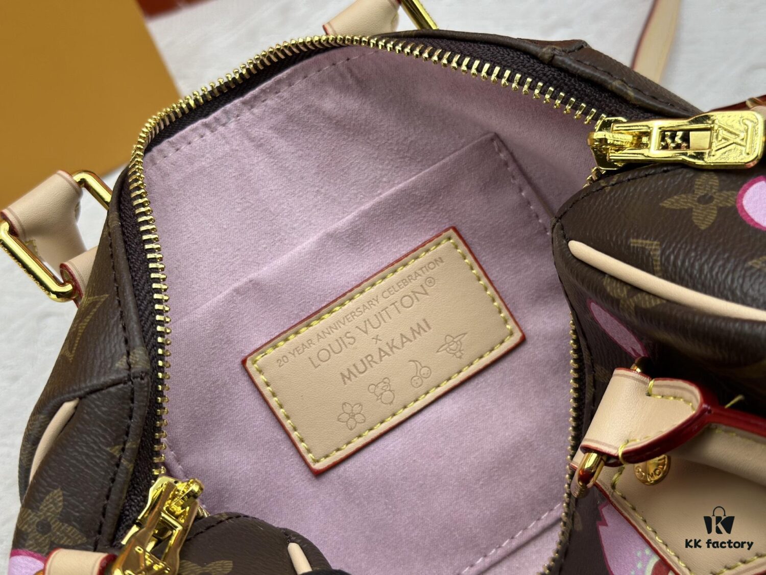 Upgraded Original M13805 M13257 M40390 M46234 LV x Murakami Collaboration Cherry Blossom 🌸 Nano Speedy Handbag