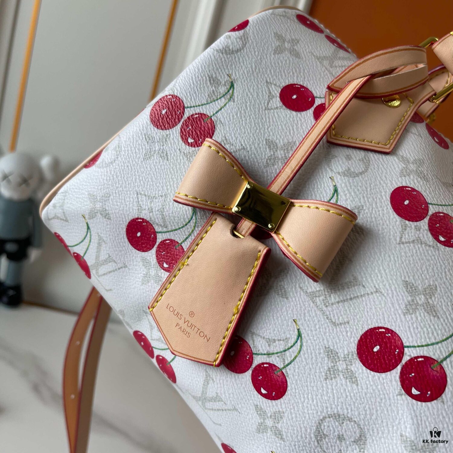 Upgraded 190 M17088 White Flower Cherry M13806-M13085-M13257 M13806 40391 40390 LV x Murakami Takashi Collaborative Nano Speedy Bag