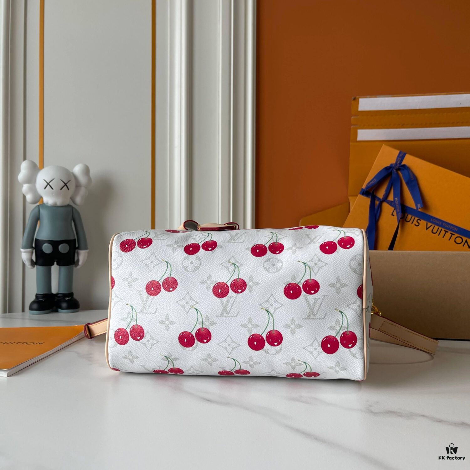 Upgraded 190 M17088 White Flower Cherry M13806-M13085-M13257 M13806 40391 40390 LV x Murakami Takashi Collaborative Nano Speedy Bag