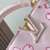 Guangzhou Stock Top Quality Original Capucines Mini Model: 13249 Pink Material: Canvas with Graffiti Hardware Upgraded Features: LV Initials, Unique Edge Ring, Exquisite Monogram Flower on Flap