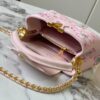 Guangzhou Stock Top Quality Original Capucines Mini Model: 13249 Pink Material: Canvas with Graffiti Hardware Upgraded Features: LV Initials, Unique Edge Ring, Exquisite Monogram Flower on Flap