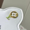 Guangzhou Stock Top Quality Original Capucines Mini Model: 14165 White Material: Canvas Graffiti Hardware Upgraded Features: LV Initials, Unique Edge Ring, Exquisite Monogram Flower on Flap