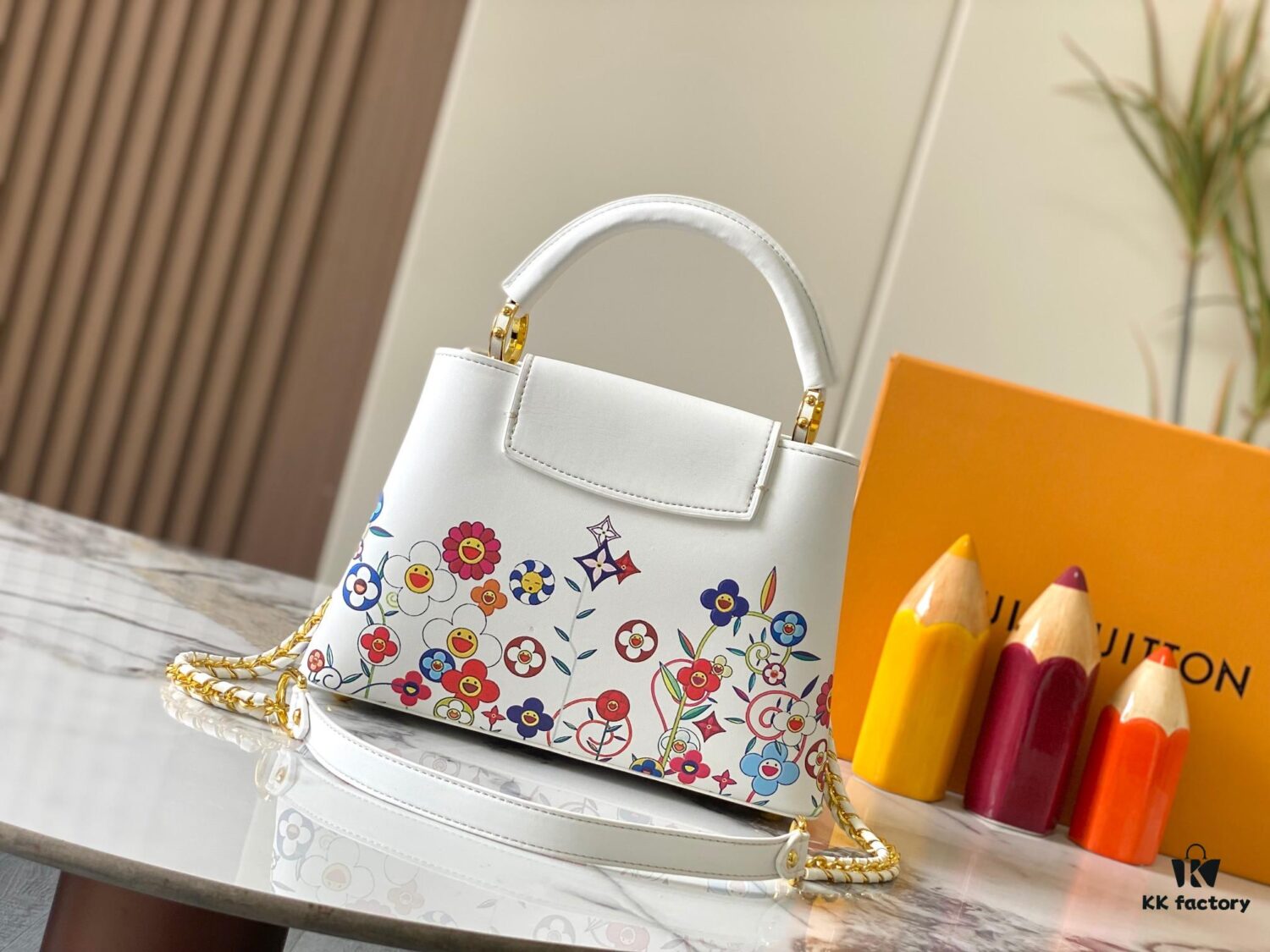 69307a466e68136f4d9a6cab Top Quality Original Guangzhou Stock 🇫🇷 M13247 Graffiti Capucines BB Handbag in Luxurious Taurillon Leather