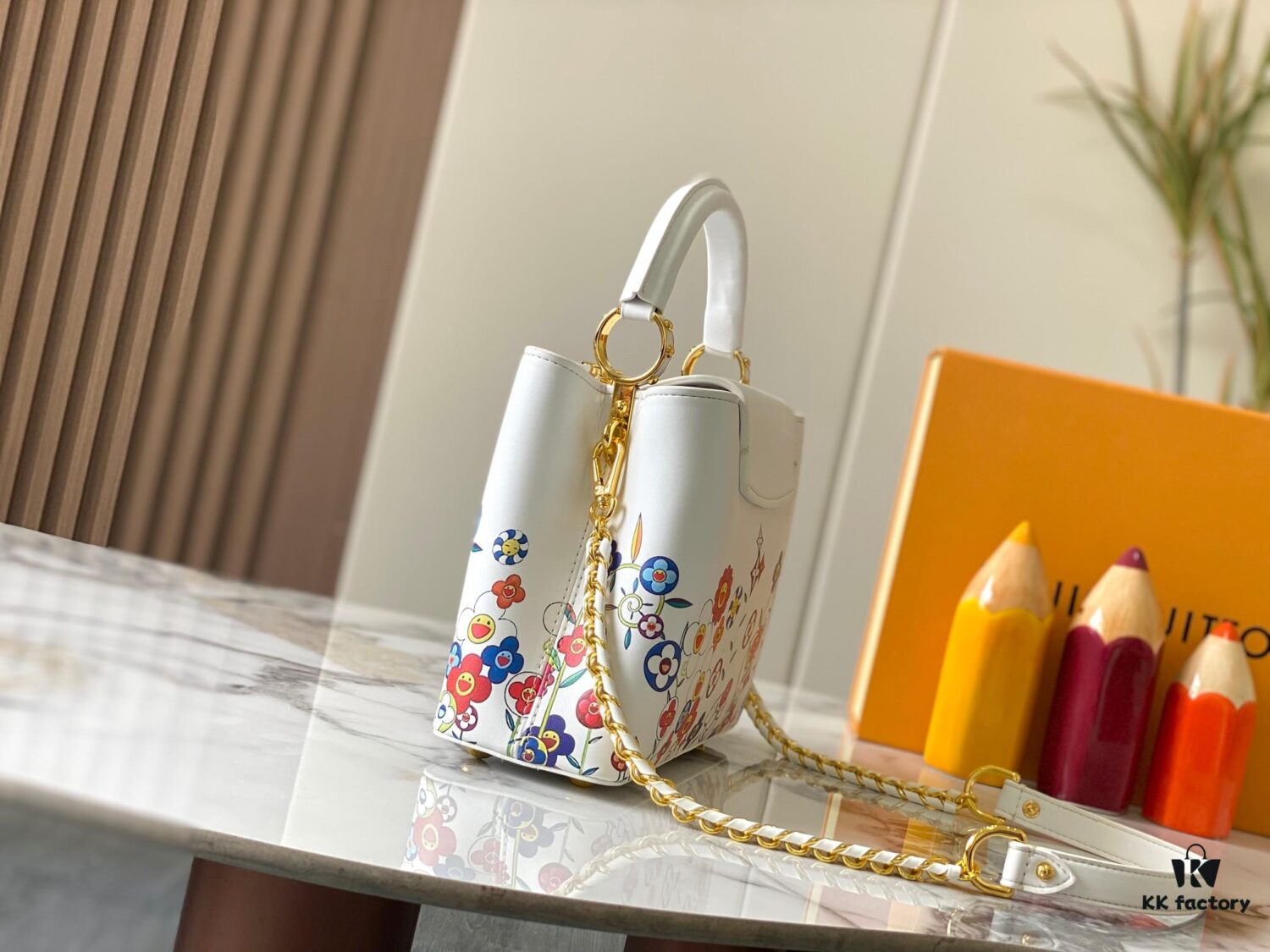 69307a466e68136f4d9a6cac Top Quality Original Guangzhou Stock 🇫🇷 M13247 Graffiti Capucines BB Handbag in Luxurious Taurillon Leather