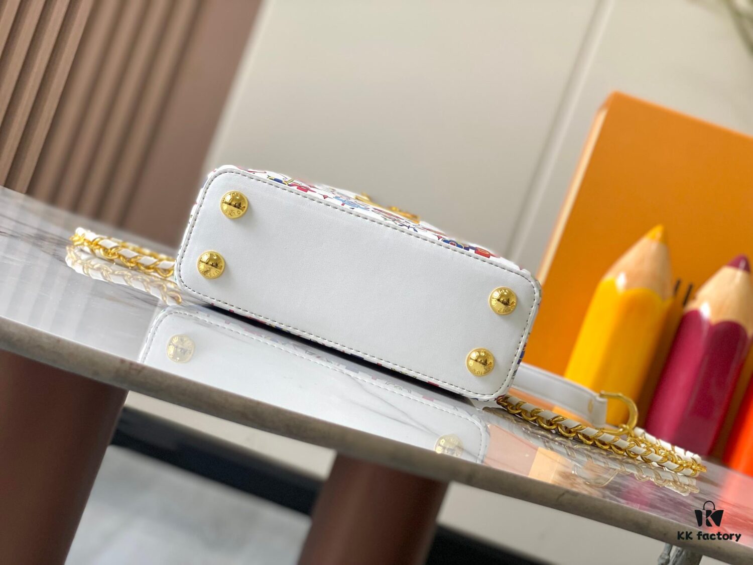 69307a4b6e68136f4d9a6cb6 Top Quality Original Guangzhou Stock 🇫🇷 M13246 Graffiti Capucines Mini Handbag in Luxurious Taurillon Leather