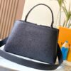 Upgraded Version M24880 Black Capucines Souple Large Handbag