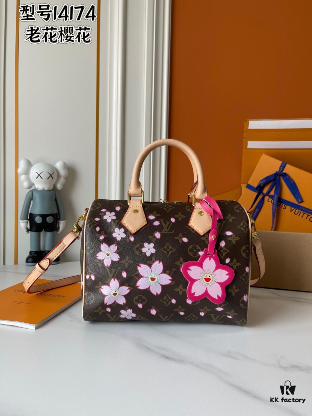 Upgraded M40395-M13805-M13257-M24422-M24423-89108-14174 M13806 40391 40390 LV Takashi Murakami x Nano Speedy Bag