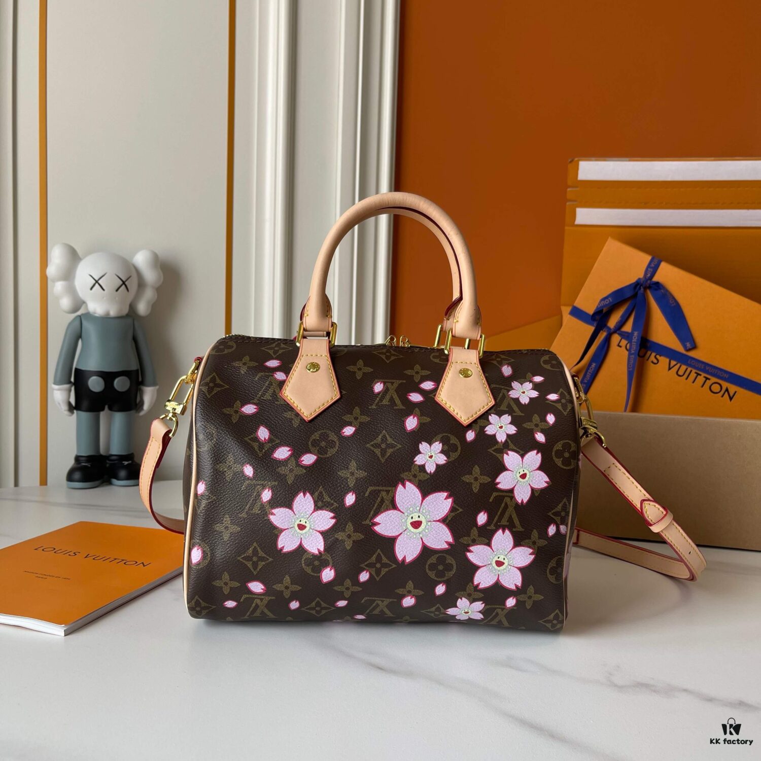 Upgraded M40395-M13805-M13257-M24422-M24423-89108-14174 M13806 40391 40390 LV Takashi Murakami x Nano Speedy Bag