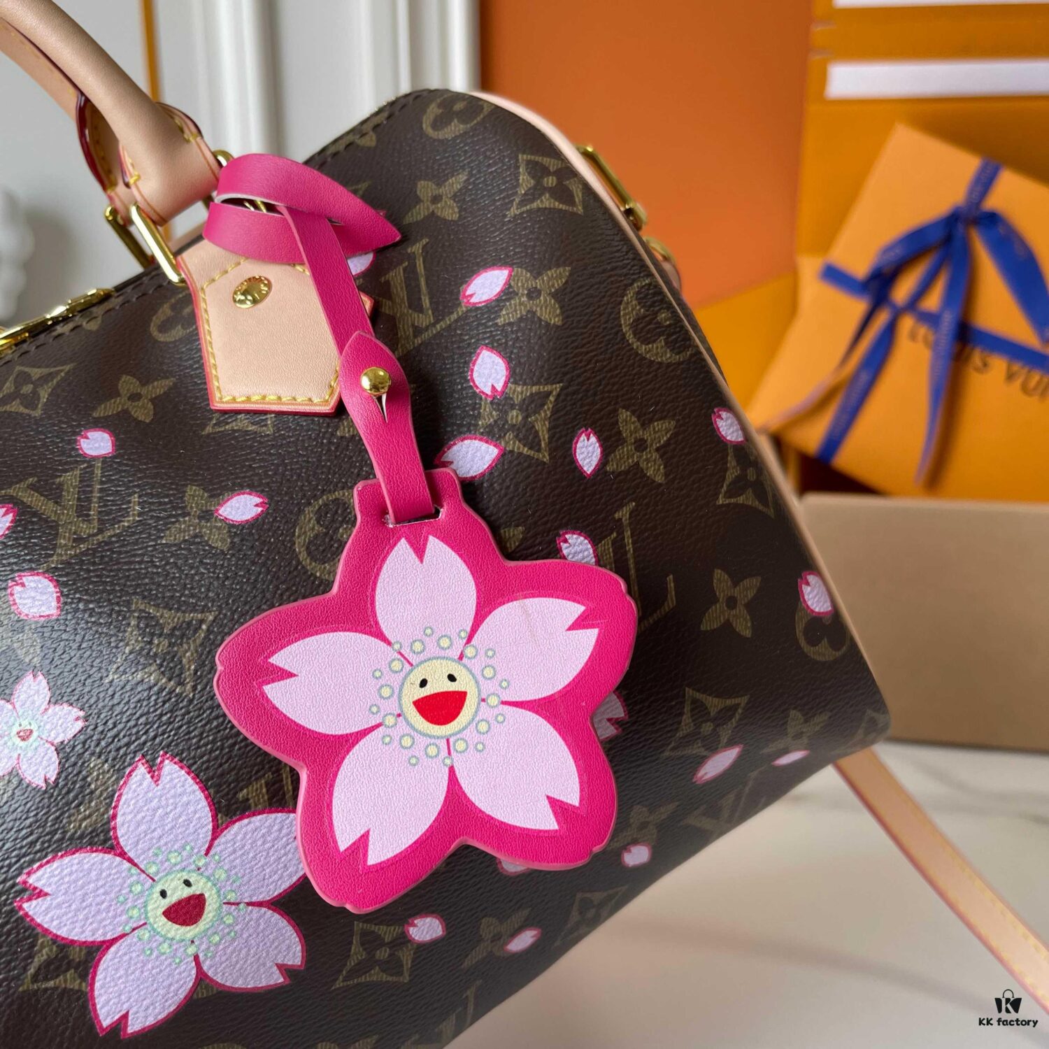 Upgraded M40395-M13805-M13257-M24422-M24423-89108-14174 M13806 40391 40390 LV Takashi Murakami x Nano Speedy Bag