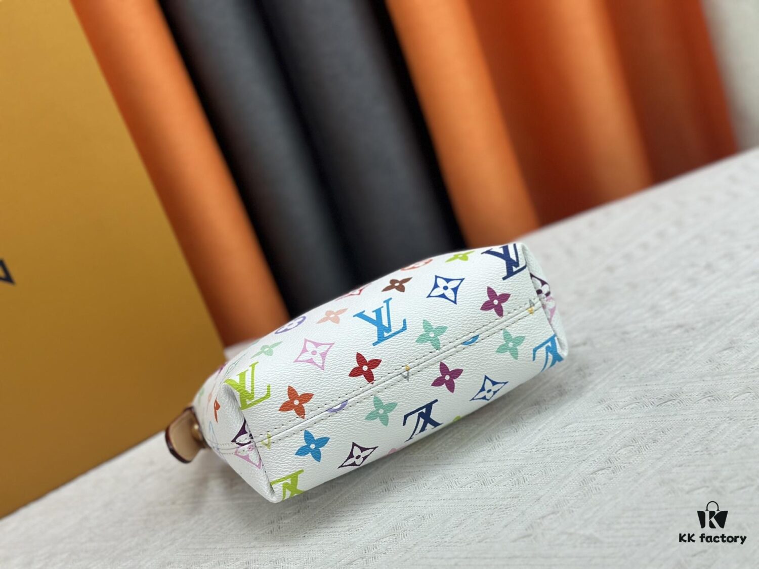 Official Latest Model (Authentic Photos, Accurate Match) M82949 LV x Takashi Murakami Collaboration Nano Speedy Bag