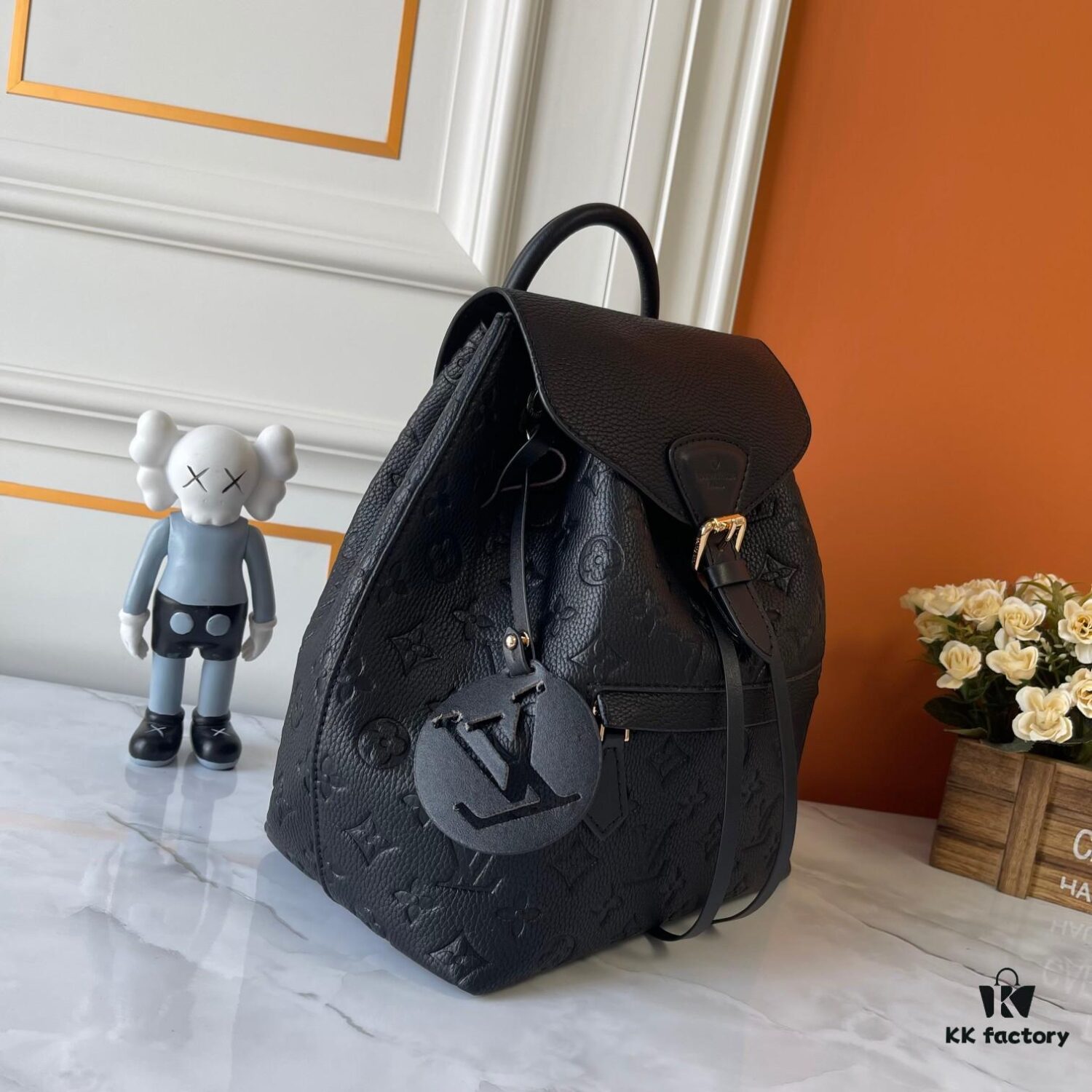Upgraded Montsouris Backpack in Monogram Empreinte Leather