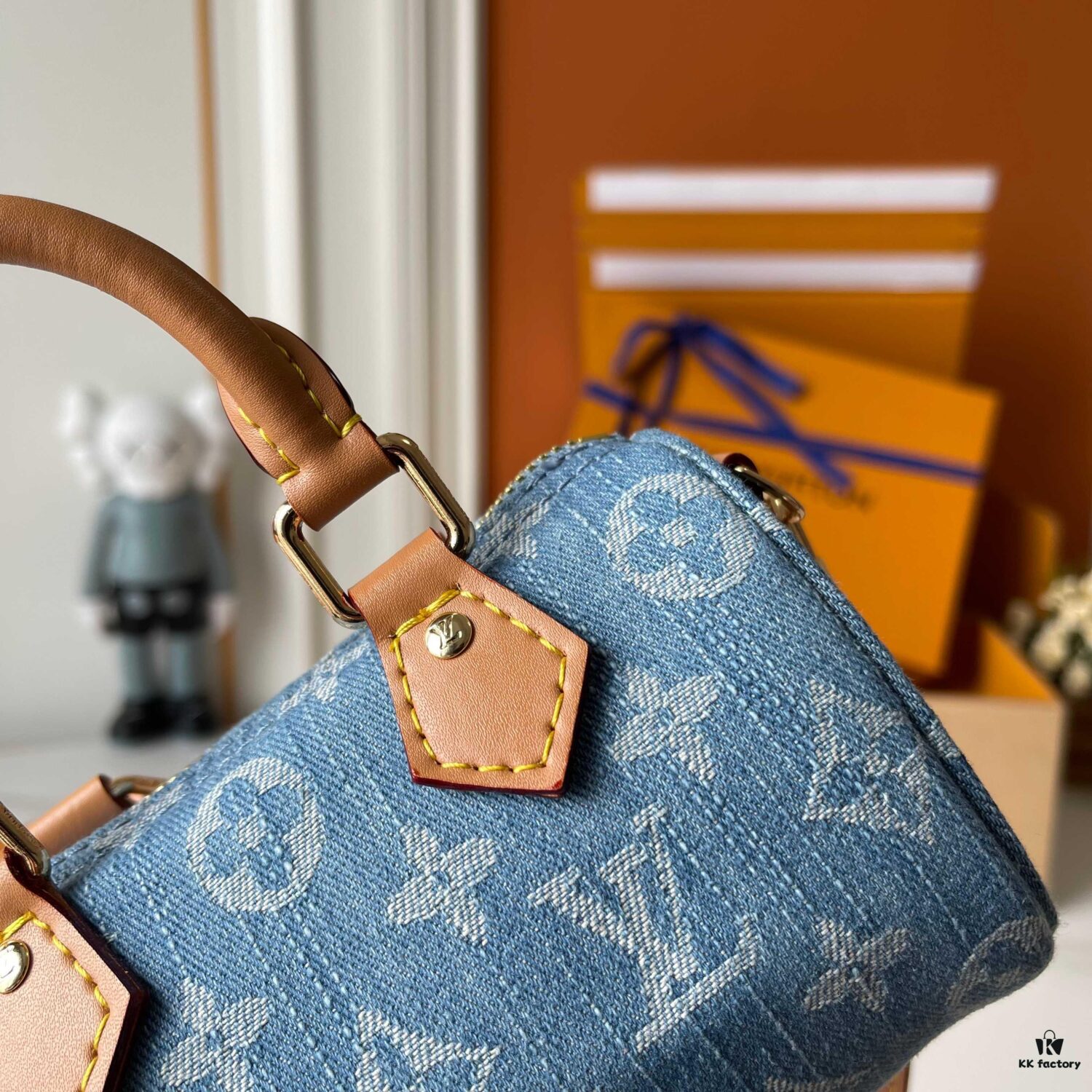 Upgraded Version 160 M13406 M13391 (Authentic Photos, Accurate Match) M81085 New Denim LV x Murakami Collaboration Nano Speedy Bag