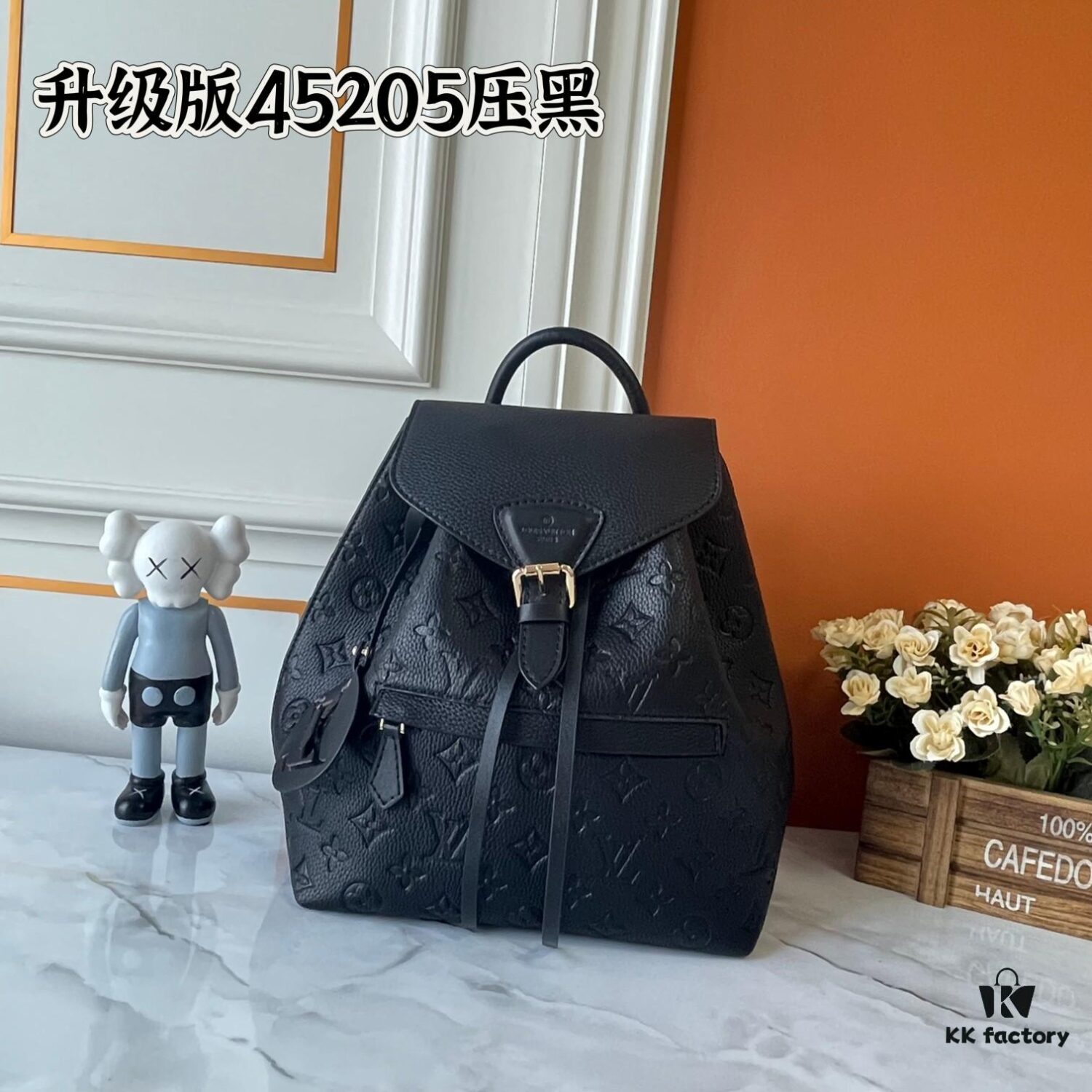 Upgraded Montsouris Backpack in Monogram Empreinte Leather