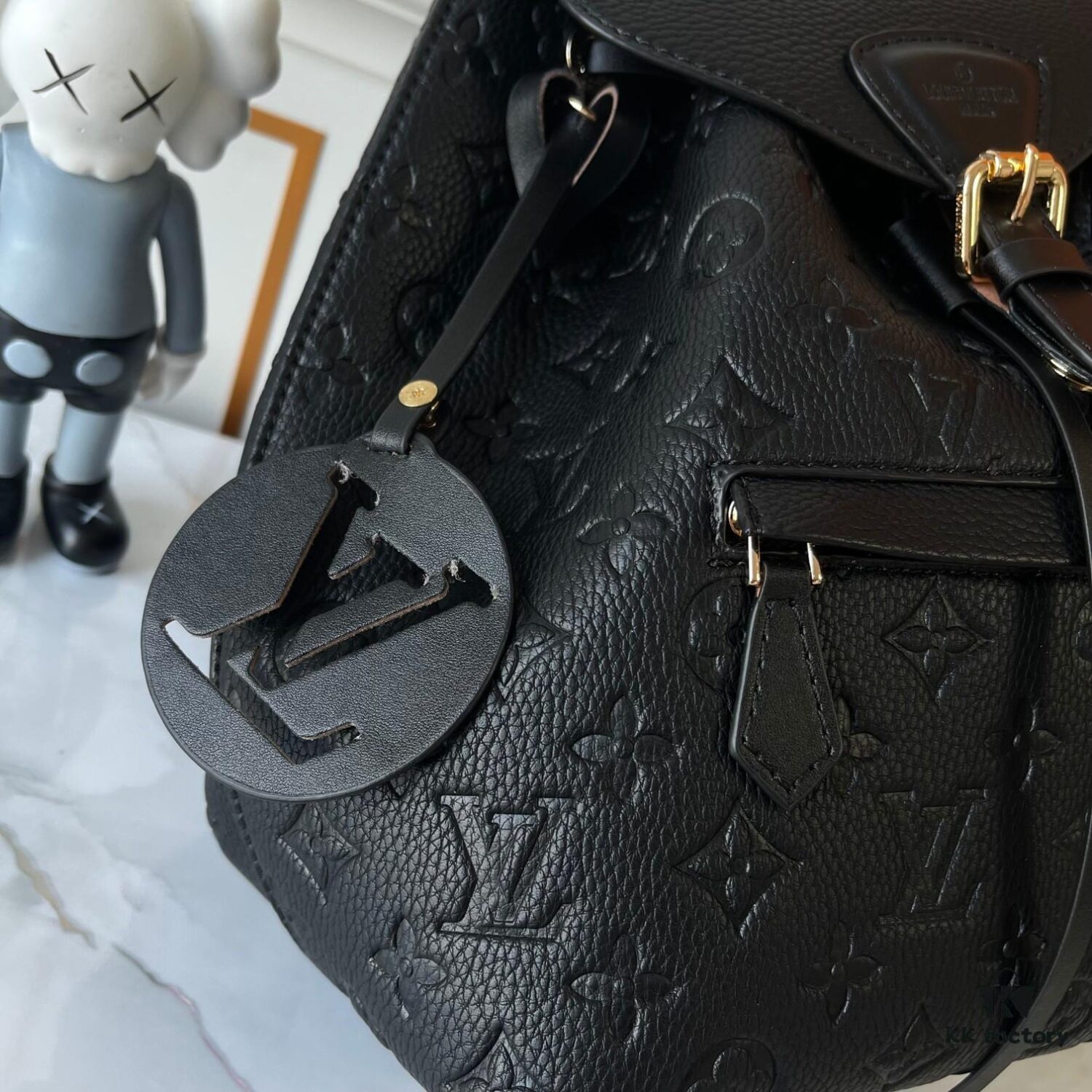 Upgraded Montsouris Backpack in Monogram Empreinte Leather