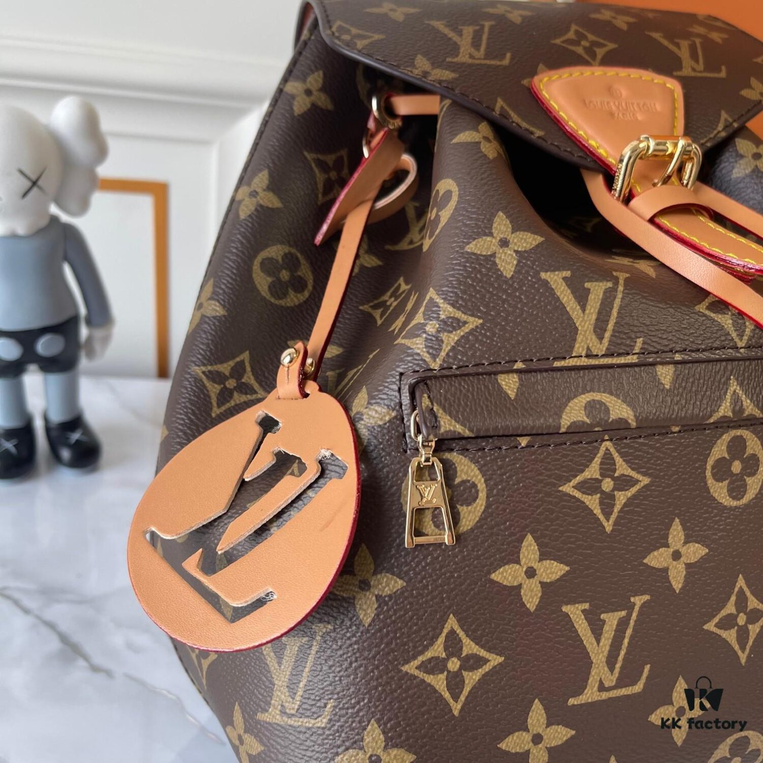 Upgraded Montsouris Backpack in Monogram Empreinte Leather