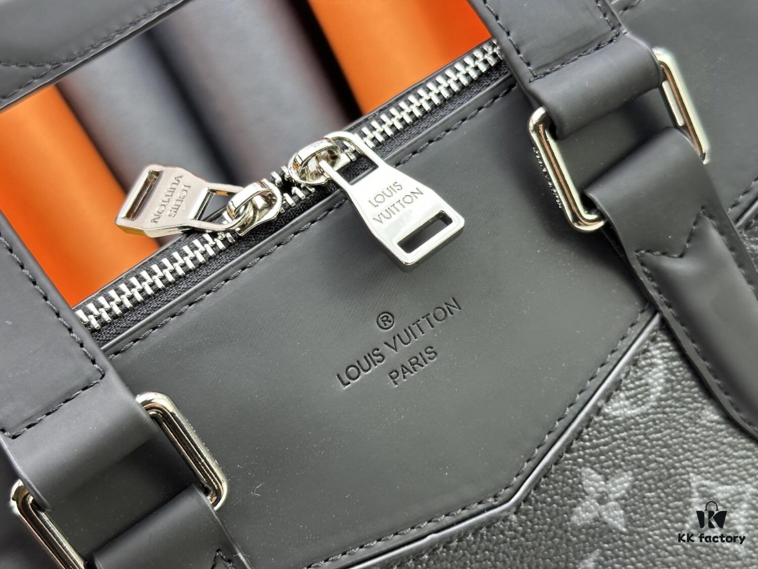 Authentic N40566 Hiroshi Fujiwara Fragment Design Lightning Series Men's Briefcase