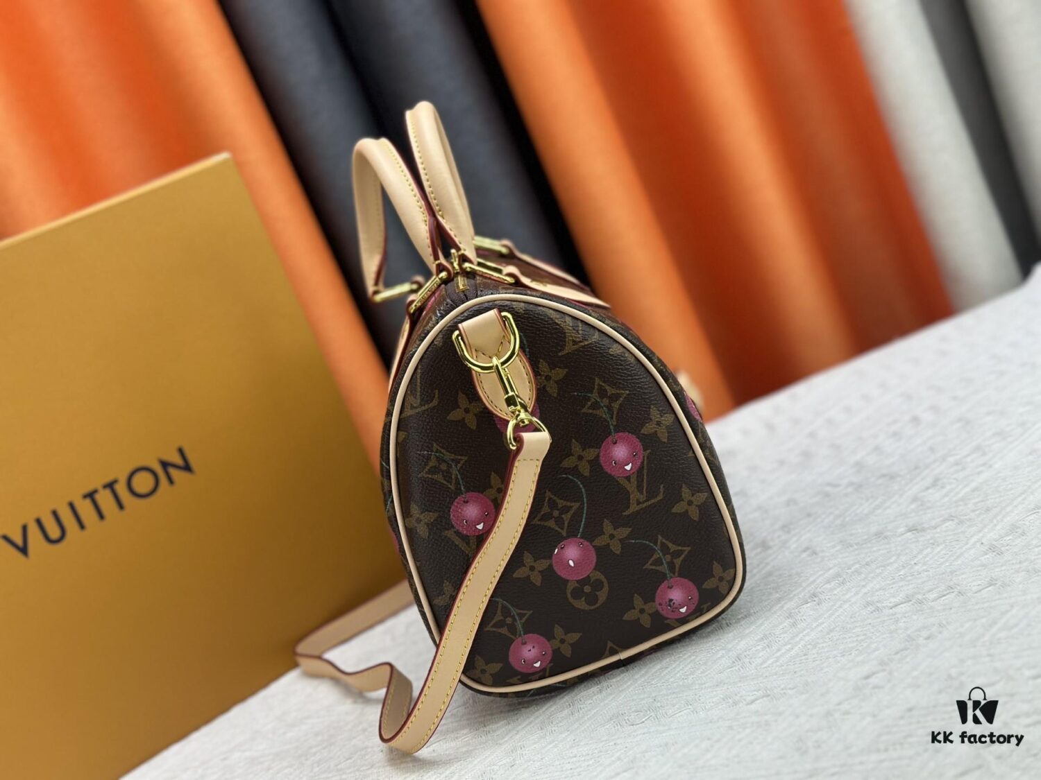 Upgraded Original M13805 M13257 M40390 LV x Murakami Collaboration Cherry Blossom 🌸 Nano Speedy Bag