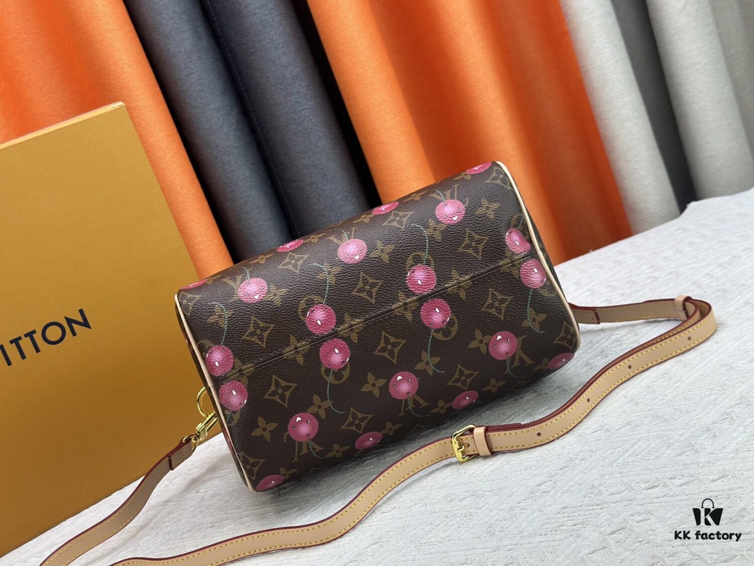 Upgraded Original M13805 M13257 M40390 LV x Murakami Collaboration Cherry Blossom 🌸 Nano Speedy Bag