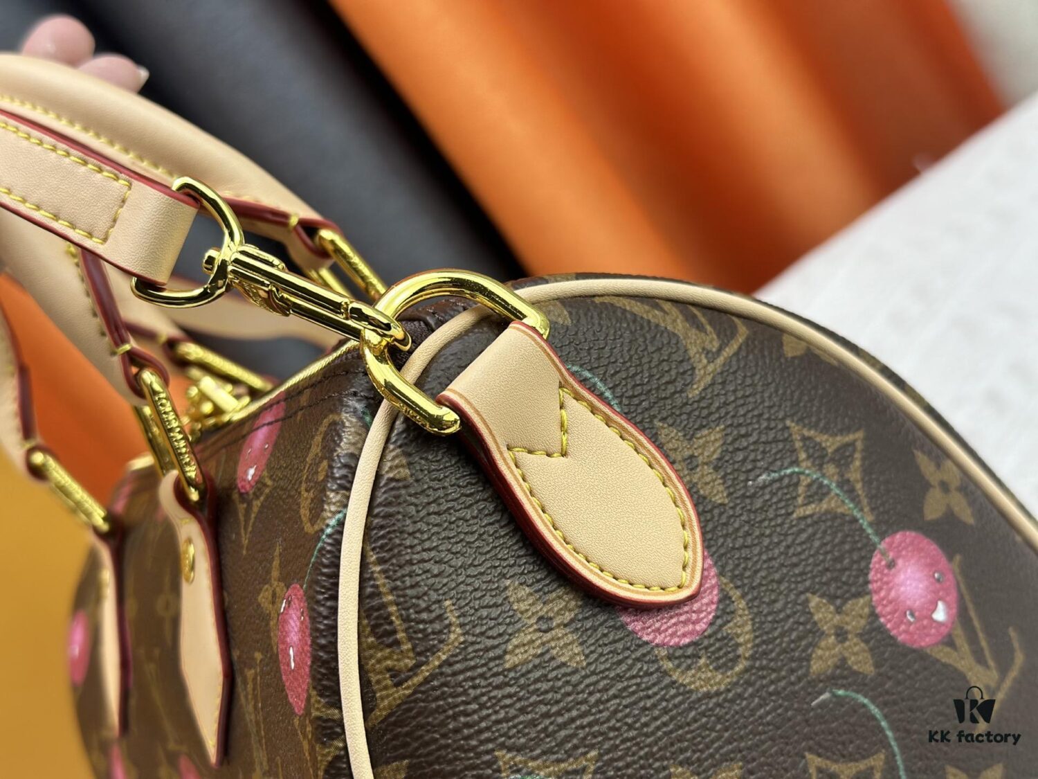 Upgraded Original M13805 M13257 M40390 LV x Murakami Collaboration Cherry Blossom 🌸 Nano Speedy Bag