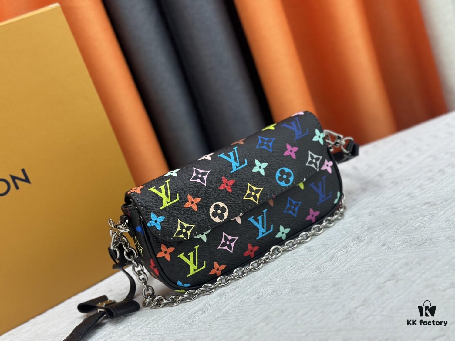 Upgraded Version [Official Latest Model] (Real Photos, Authentic Match) M12778-81911-82110-81992-12778-11299 LV x Takashi Murakami Nanogram Speedy Bag