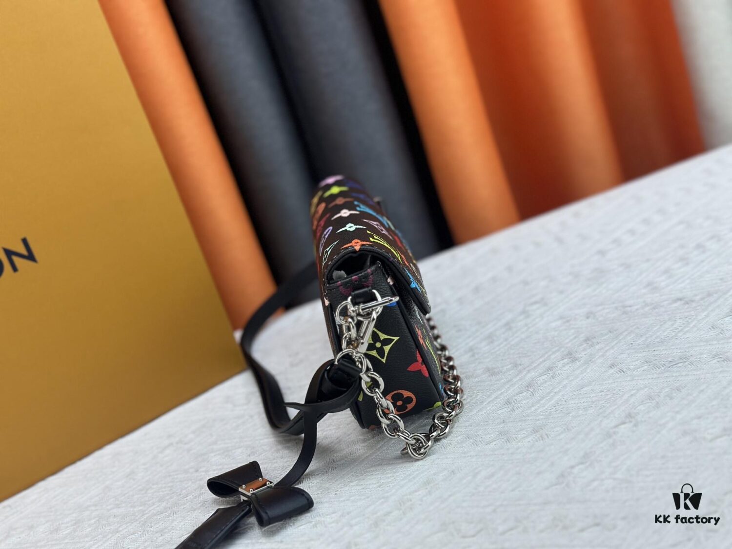 Upgraded Version [Official Latest Model] (Real Photos, Authentic Match) M12778-81911-82110-81992-12778-11299 LV x Takashi Murakami Nanogram Speedy Bag