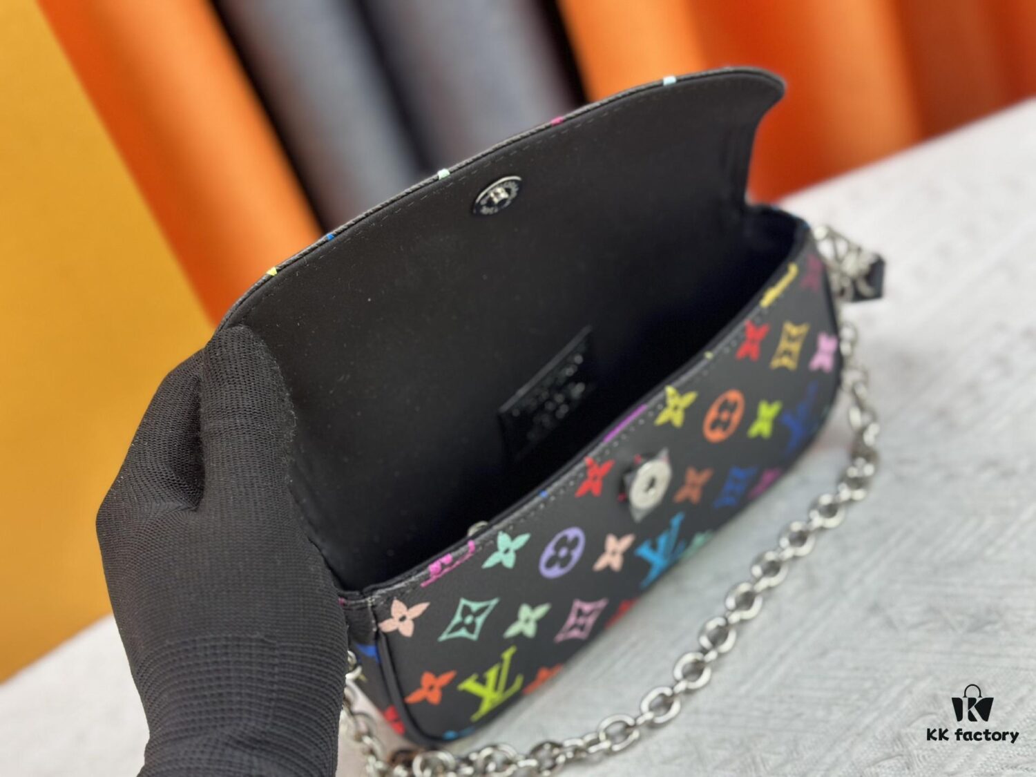 Upgraded Version [Official Latest Model] (Real Photos, Authentic Match) M12778-81911-82110-81992-12778-11299 LV x Takashi Murakami Nanogram Speedy Bag