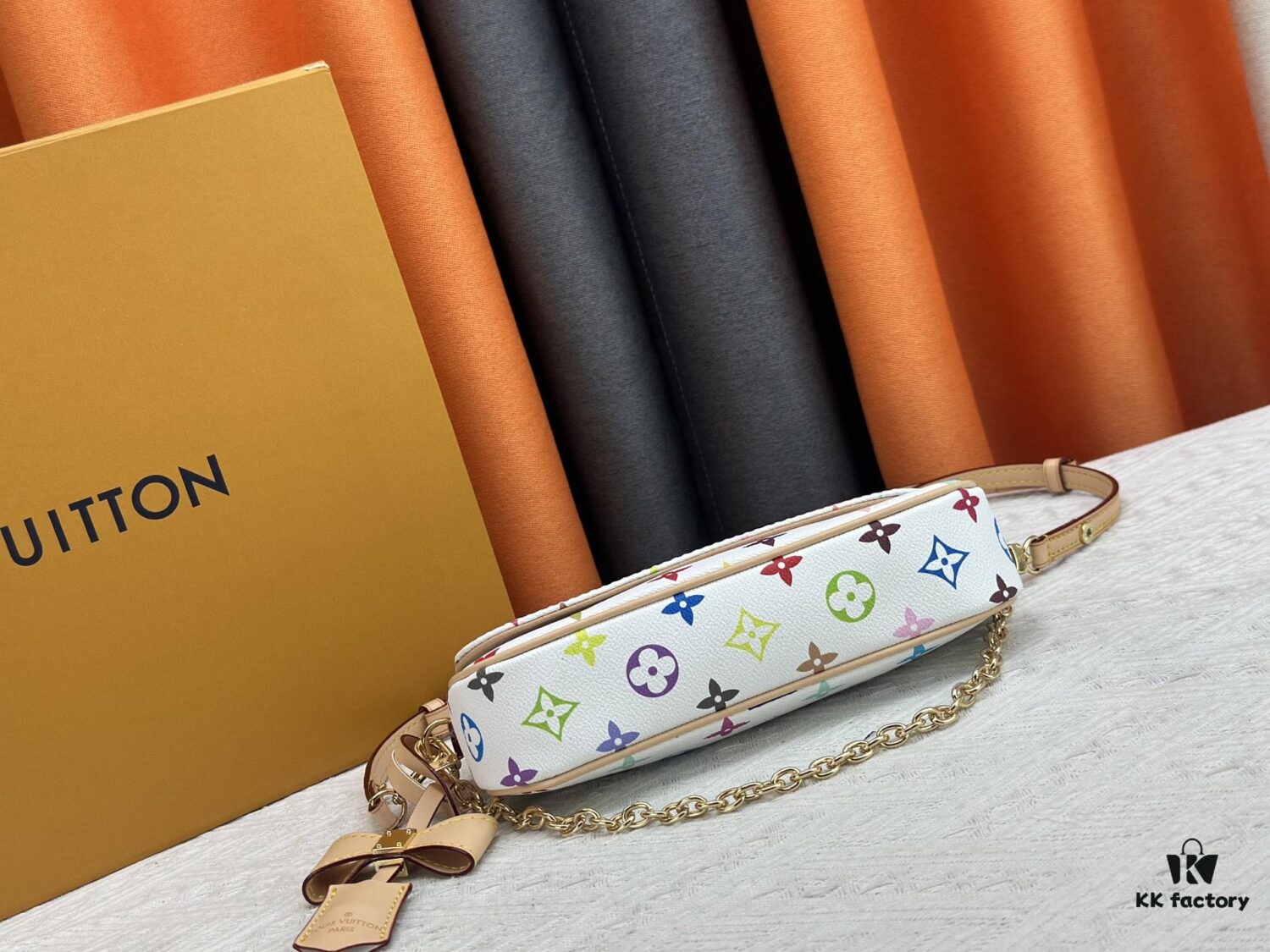 Upgraded Version [Official Latest Model] (Real Photos, Authentic Match) M12778-81911-82110-81992-12778-11299 LV Takashi Murakami Collaboration Nano Speedy Handbag