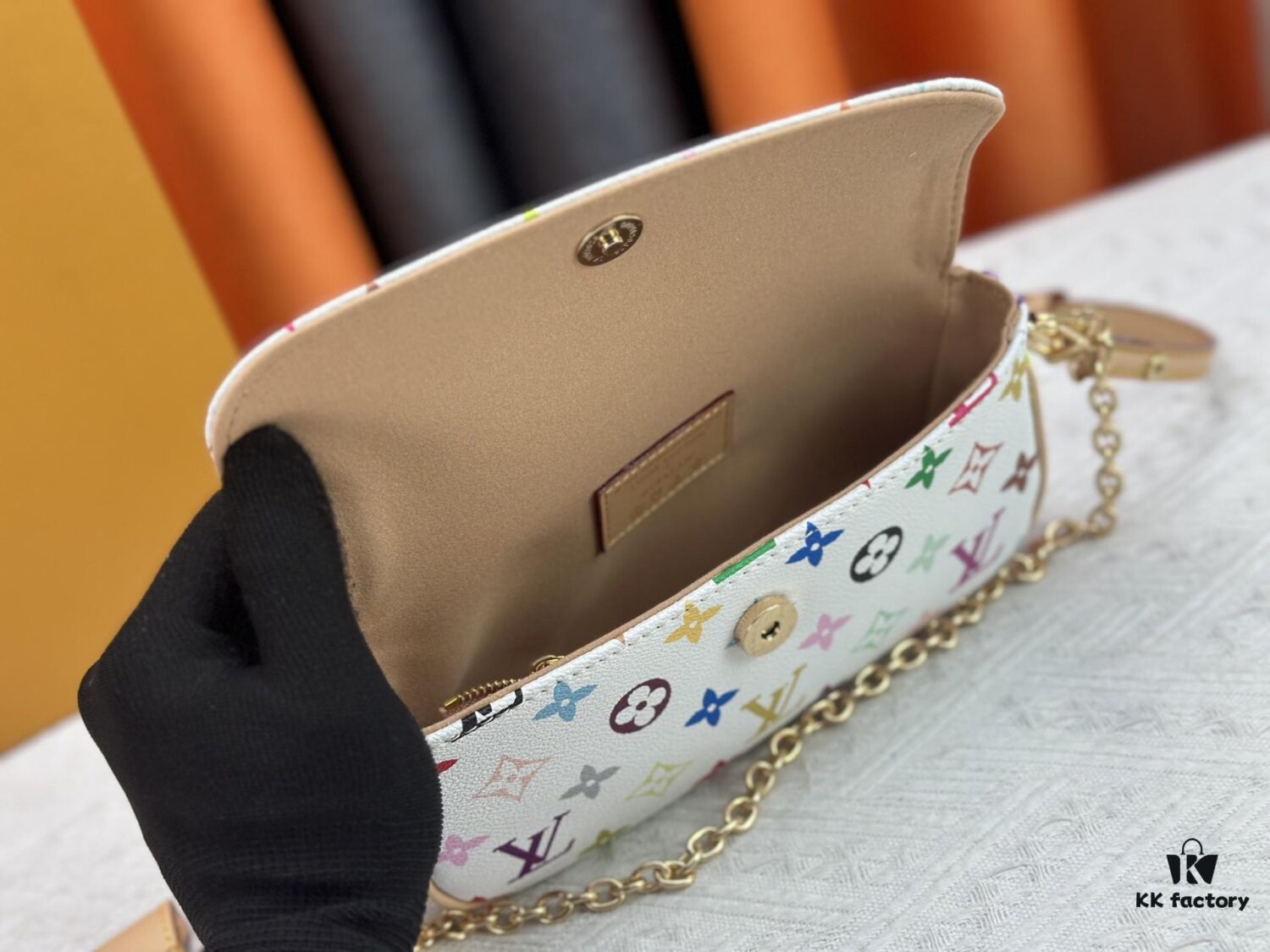 Upgraded Version [Official Latest Model] (Real Photos, Authentic Match) M12778-81911-82110-81992-12778-11299 LV Takashi Murakami Collaboration Nano Speedy Handbag