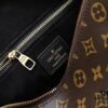 Exclusive Real Photo - Upgraded Version ‼️ LV Monogram with Leather Trim Handheld, Shoulder & Crossbody Bag, Model No. M68169, with Long Strap, 2025 New Fashion Women's Bag, Monogram Leather Strap, Full Leather Handbag, Large Capacity [Strong], Size: 28x20x11.5