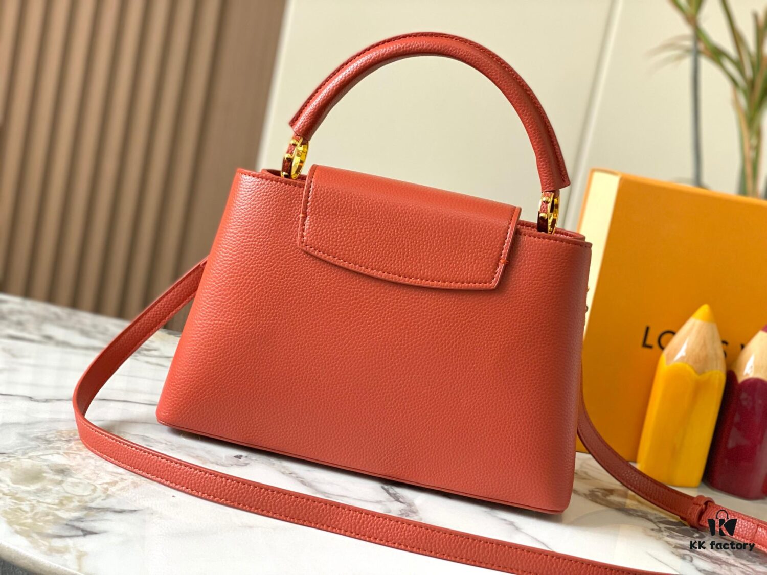 69307b576e68136f4d9a6e6d Top Quality Original Guangzhou Stock 🇫🇷 M12938 Medium Capucines Handbag from ChainOnYou Collection