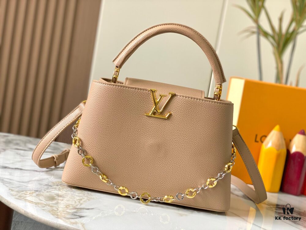 69307b656e68136f4d9a6e85 Top Quality Original Guangzhou Stock 🇫🇷 M12938 ChainOnYou Capucines Medium Handbag in Taurillon Cowhide Leather