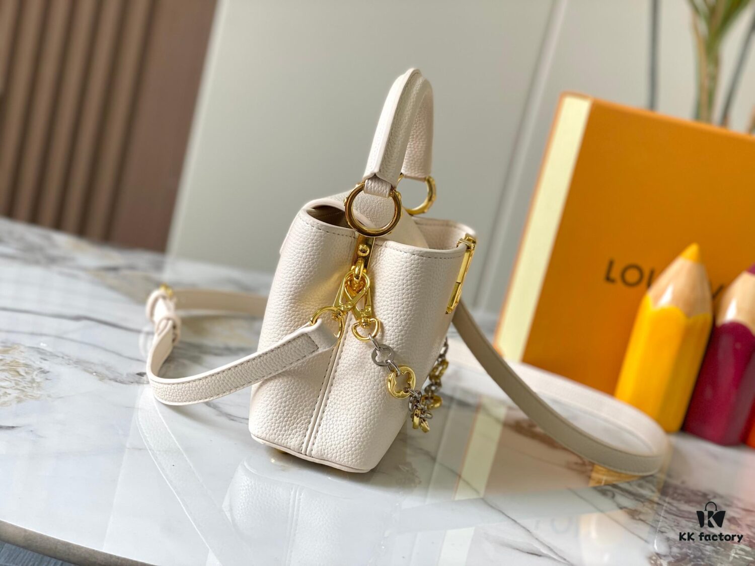 69307b7d6e68136f4d9a6eaf Top Quality Original Guangzhou Stock 🇫🇷 M12935 Capucines Mini Bag from the Capucines Chain On You Collection