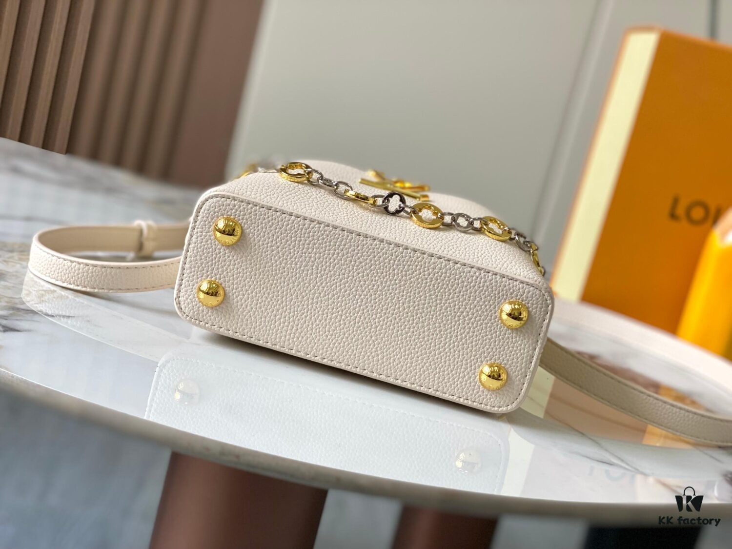 69307b7e6e68136f4d9a6eb2 Top Quality Original Guangzhou Stock 🇫🇷 M12935 Capucines Mini Bag from the Capucines Chain On You Collection