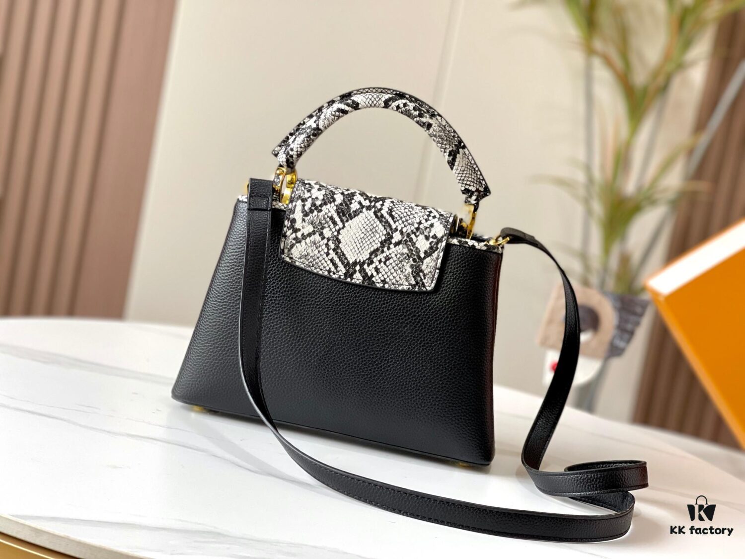Exclusive On-Hand Shot - Upgraded M95508 CAPUCINES Small Handbag