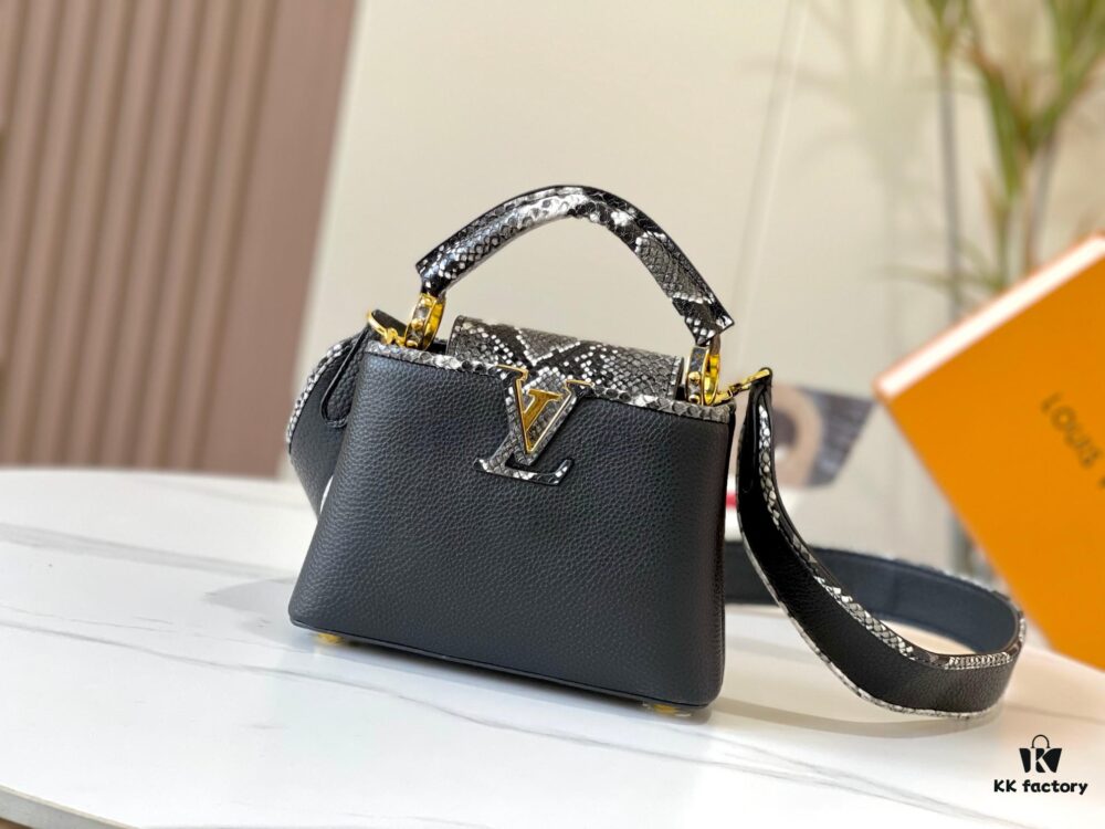 Exclusive On-hand Photo - Upgraded M95509 CAPUCINES Mini Bag