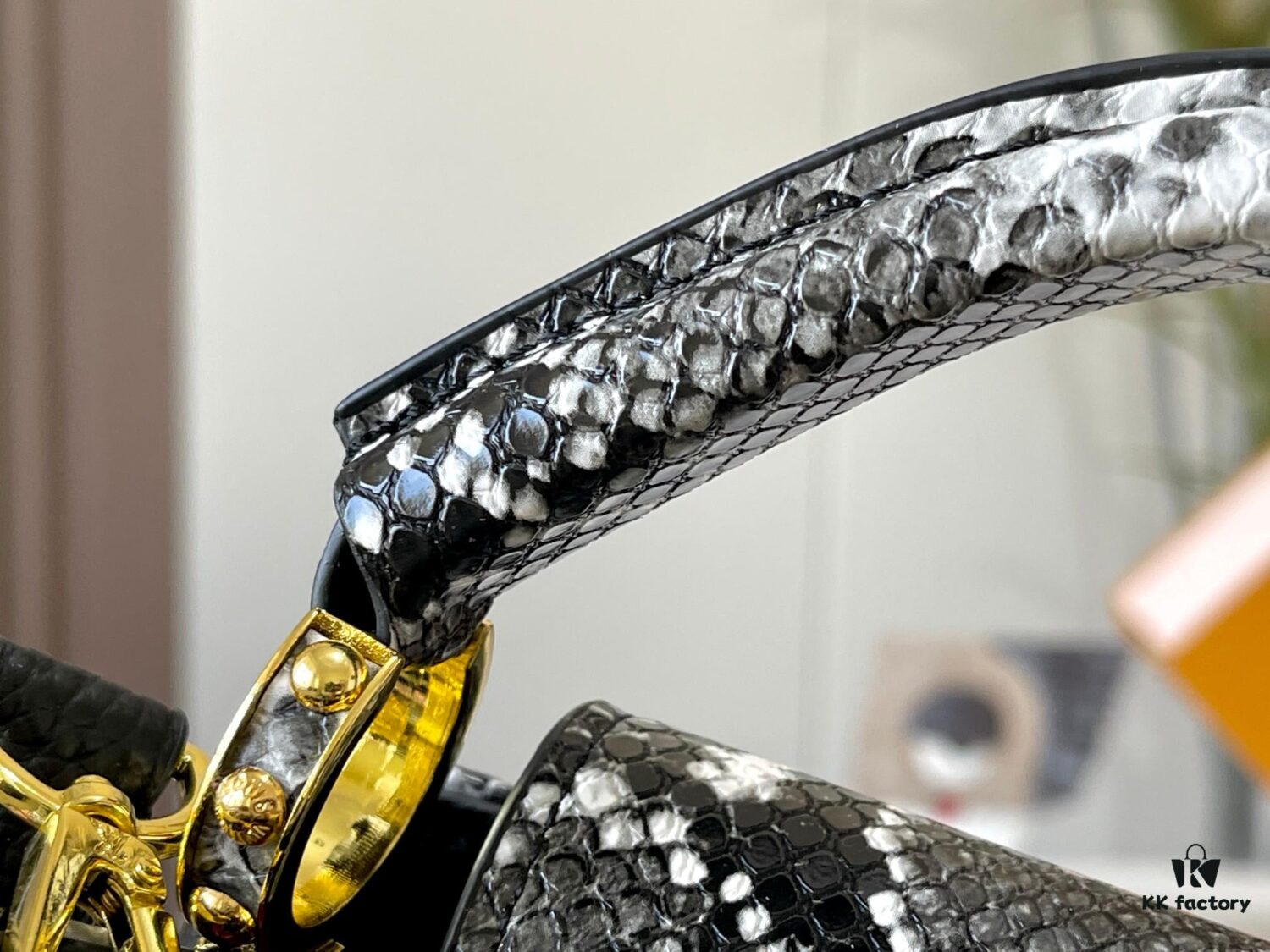 Exclusive On-hand Photo - Upgraded M95509 CAPUCINES Mini Bag