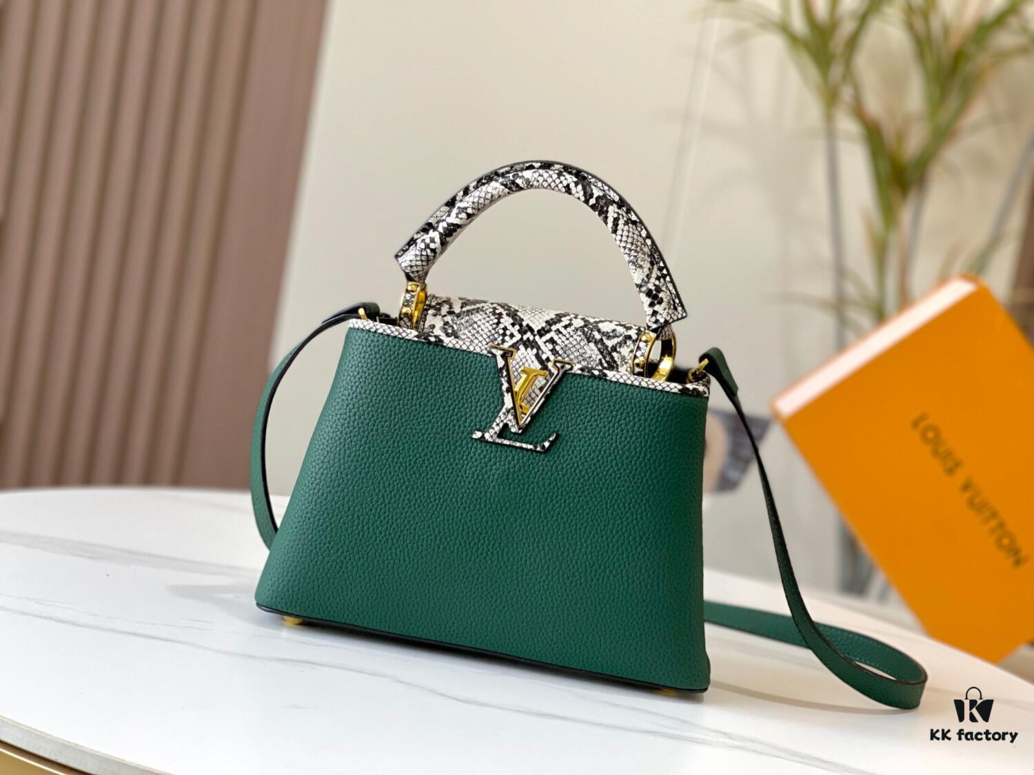 Exclusive Real Shot - Upgraded M95508 CAPUCINES Small Bag