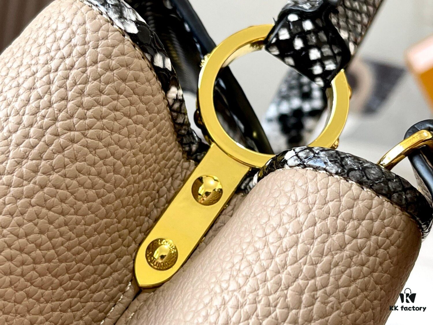 Exclusive On-site Photo - Upgraded M95508 CAPUCINES Small Handbag