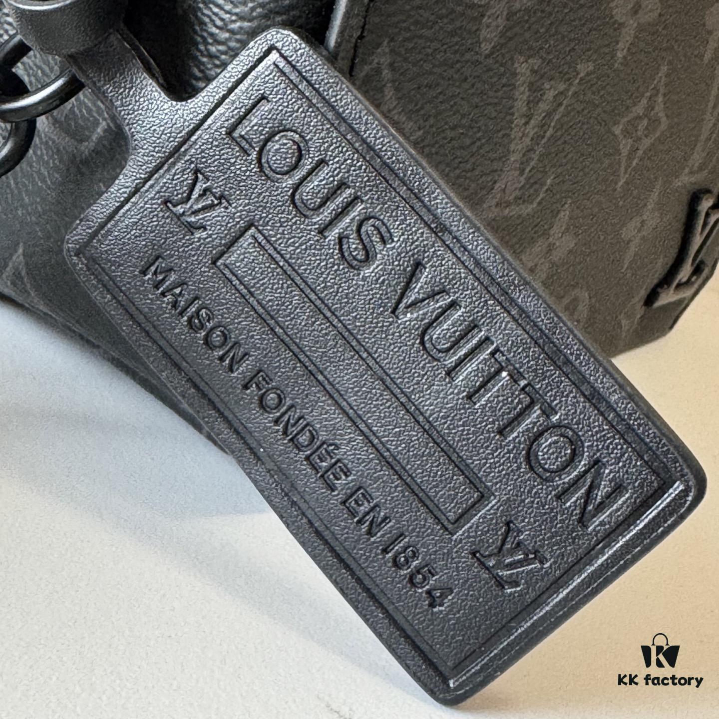 Upgraded Version M82085 M82086 Full Leather Black Light Green Black Floral Monogram Men's Messenger Bag Flap Mini Handbag