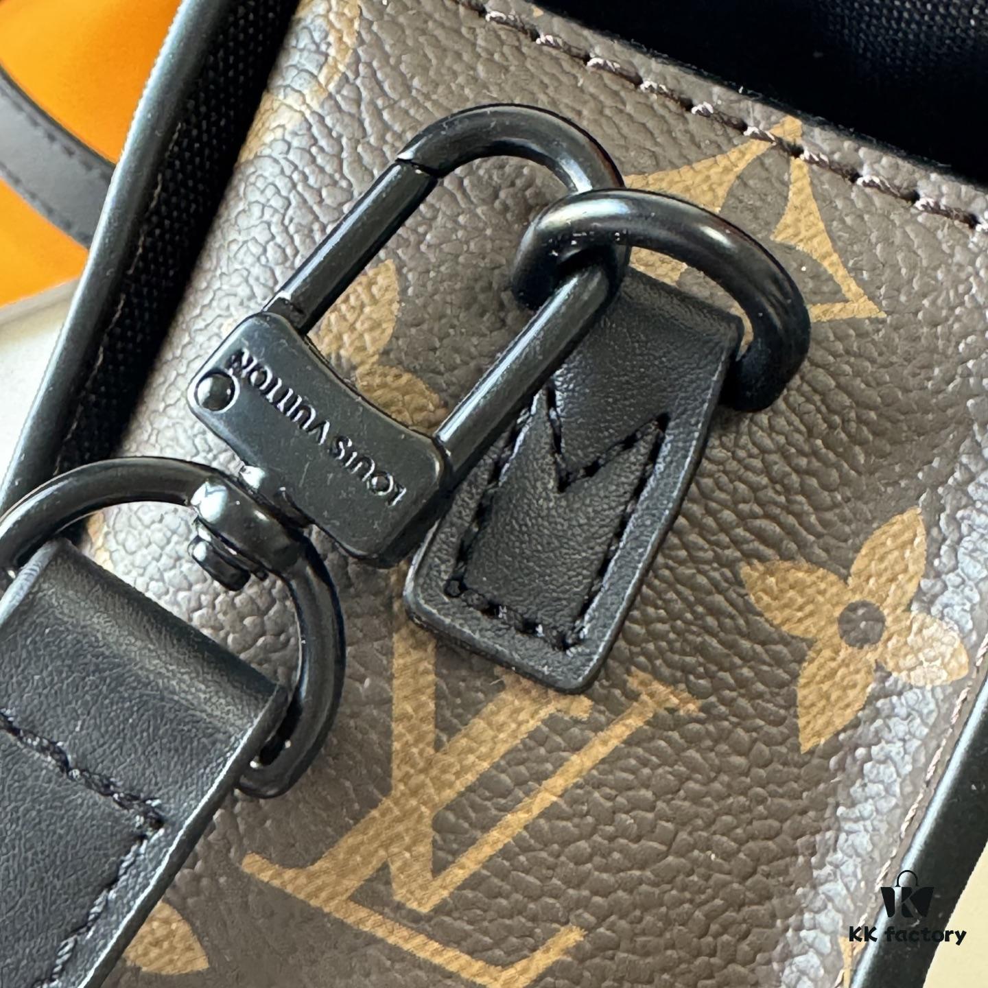 Upgraded Version M82085 M82086 Full Leather Black, Light Green, Black Floral, Monogram Men's Free Shipping Messenger Bag Series Flap Mini Handbag