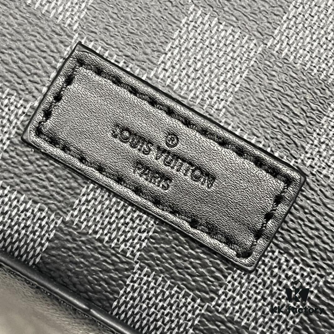 Upgraded Version 260 Vintage Trunk Bag 44752, Old Flower, Black Flower, Black Checkered, LV Classic Refined Trunk Bag