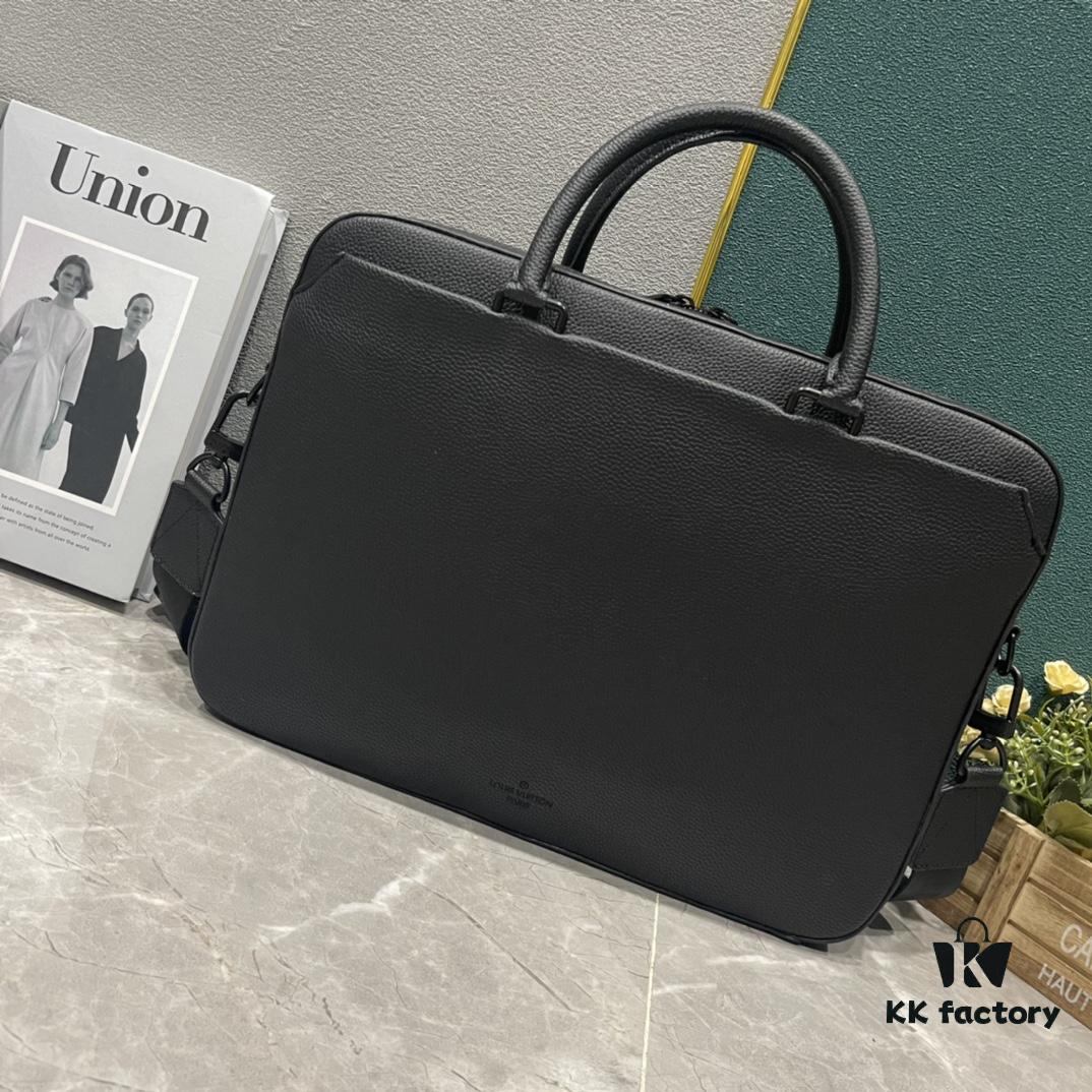 Latest Upgrade 250 M23778 Full Leather Black PILOT Briefcase