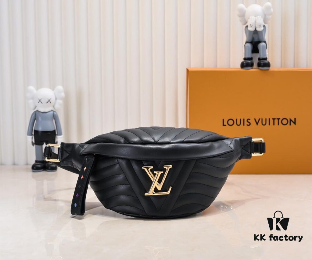 Exclusive On-site Embroidered Grid - Premium Top-tier Original M53750 NEW WAVE Belt Bag