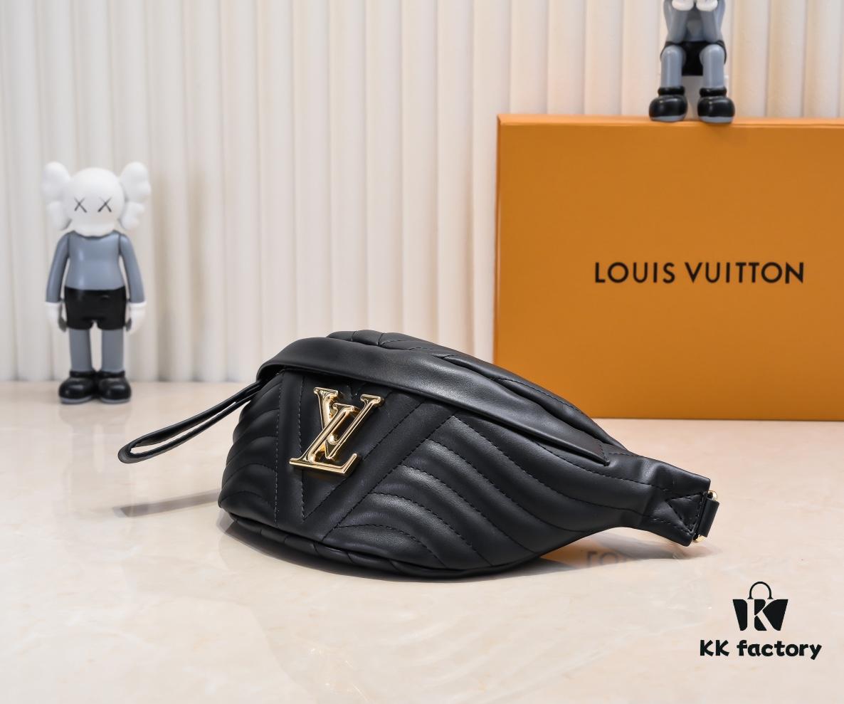 Exclusive On-site Embroidered Grid - Premium Top-tier Original M53750 NEW WAVE Belt Bag