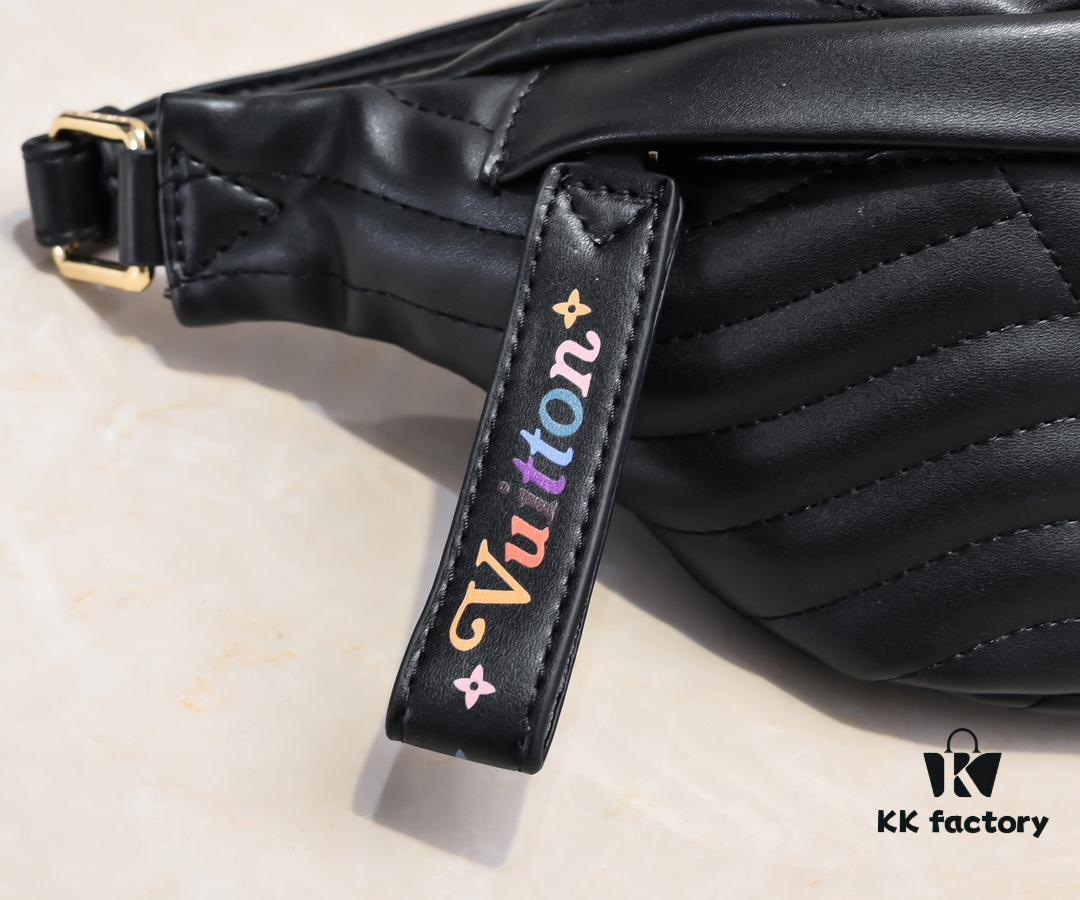 Exclusive On-site Embroidered Grid - Premium Top-tier Original M53750 NEW WAVE Belt Bag