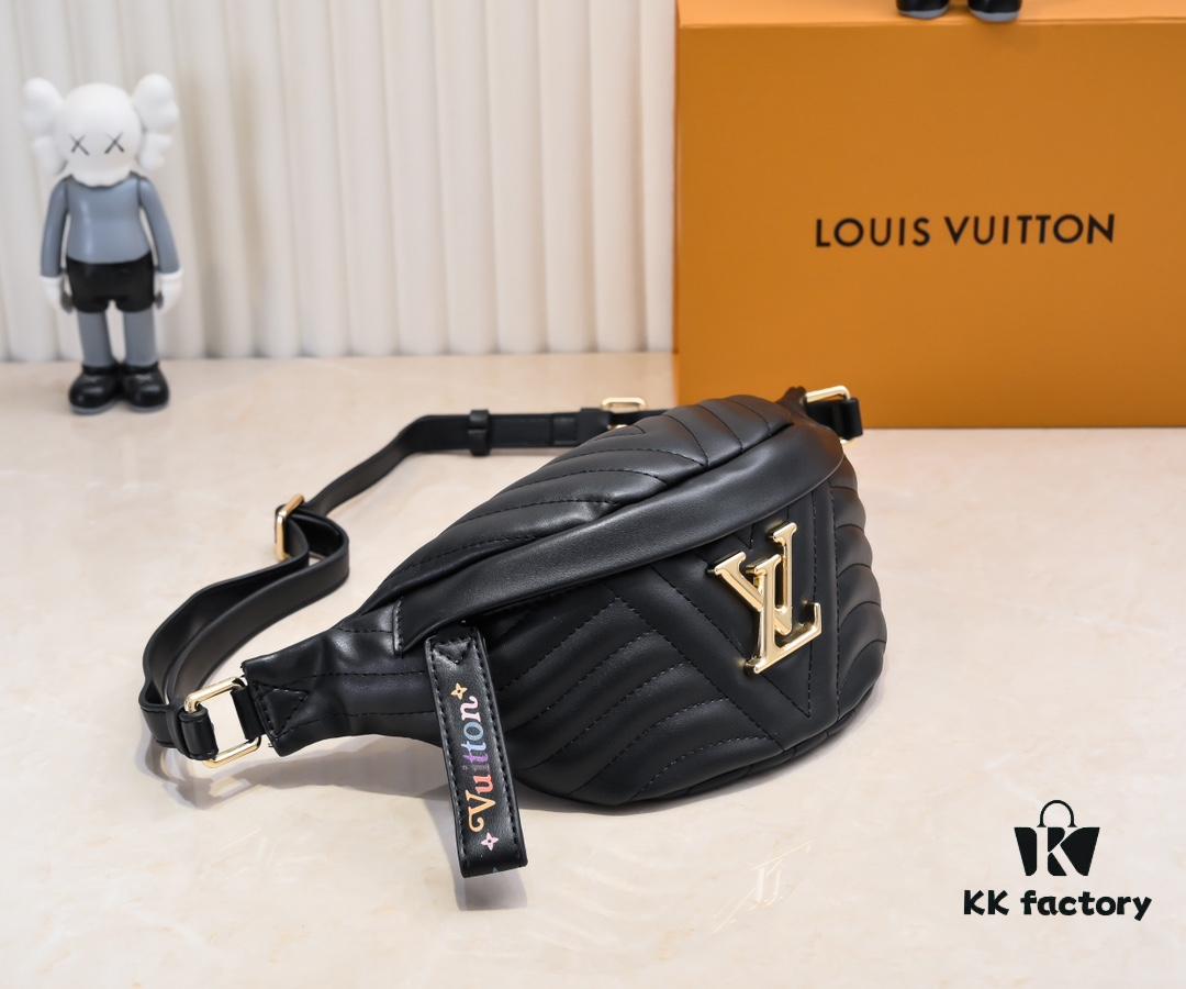 Exclusive On-site Embroidered Grid - Premium Top-tier Original M53750 NEW WAVE Belt Bag