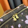 69307bfc6e68136f4d9a6f7a Takashi Murakami x LV Nice Mini Nano Pouch in Monogram Multicolour